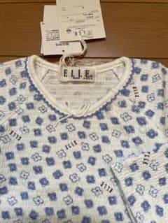☆新品未使用☆ELLE花柄の長袖Tシャツ　95センチのサムネイル