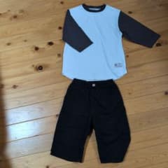 キッズ ラグランTシャツ ハーフパンツ セットのサムネイル