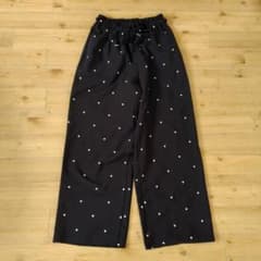 LEPSIM　ドット刺繍パンツ　ブラックのサムネイル