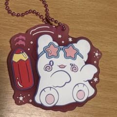 サンリオキャラクターズ ぷっくりラバマスグミ7 はなまるおばけ ラバーマスコットのサムネイル