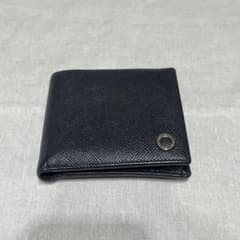 BVLGARI ブルガリブルガリ 二つ折り財布 ブラック レザー 小銭入れ付きのサムネイル
