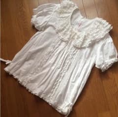 ワンダフルワールド リバイバルブラウス 白のサムネイル