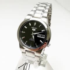 SEIKO 5 自動巻き SNKD25J1 日本製 ブラック セイコーファイブ - メルカリ