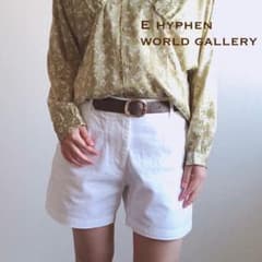 新品＊ツイルショートパンツ＊イーハイフン＊ホワイトのサムネイル