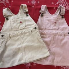 POLO Baby コーデュロイ ジャンバースカート 2点セットのサムネイル