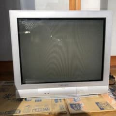 レトロ ブラウン管テレビ 25型 25T-SY01 三菱 01年製 三菱 25型ブラウン管テレビ 2004年製 シルバー ジャンク - メルカリ