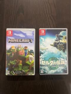 Nintendo Switch ゼルダの伝説　マインクラフト　計2枚のサムネイル