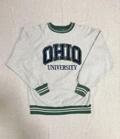 や*1様 90s Champion リバースウィーブ USA OHIO ボーダー や*1様 90s Champion リバースウィーブ USA OHIO ボーダー - メルカリ