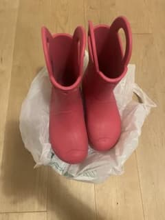 Crocs キッズ レインブーツ ピンク20のサムネイル
