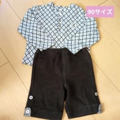COMME CA 長袖カットソー＆パンツセット 90サイズのサムネイル