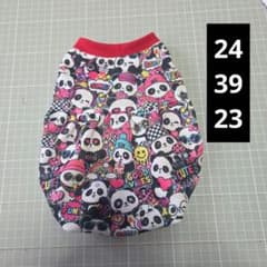 No.3021 Sサイズ 犬服 ハンドメイド メッシュ パンダ バルーンワンピ