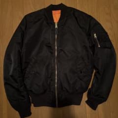 ALPHA INDUSTRIES MA-1 フライトジャケット ブラックのサムネイル