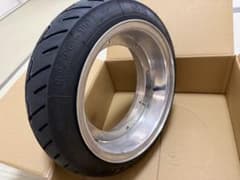 シャリーダックス系　10インチ 4jアルミホイール タイヤ付きのサムネイル