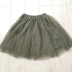 ♡膝上チュールスカート♡無地のサムネイル