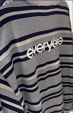 everyone border long sleeve tee 福岡限定 M everyone border long sleeve tee 福岡限定 M - メルカリ