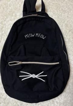 黒い猫耳リュック MEOW MEOWのサムネイル