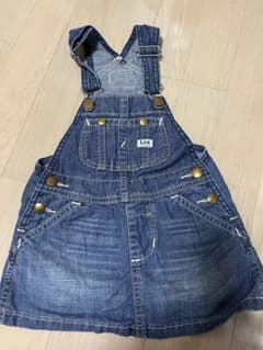 美品　Lee デニム　ジャンバースカート　80サイズのサムネイル