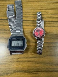 CASIO デジタル時計 593 WR おまけ付き　稼働済みのサムネイル