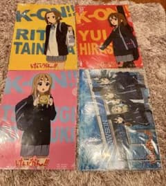 けいおん!! A4クリアファイル ローソンコラボ 4枚セット - メルカリ