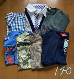 140 キッズ　トップス　7着　セットのサムネイル
