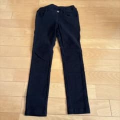 GO PLAY 黒 スリムフィットパンツ130㎝のサムネイル