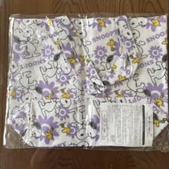 SNOOPY スヌーピー トートバッグ パープル 花柄のサムネイル