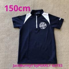 kids  ジャックバニー　ゴルフウエア　半袖　紺色のサムネイル