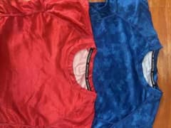 赤青スポーツTシャツ2枚セットのサムネイル