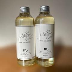 m+ エムプラスメロウオイル ヘアオイル ボディオイル 200ml 2本 ウ