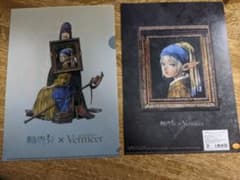 Funeral Frieren Vermeer Exhibition Collaboration Clear File Set (2 sets)