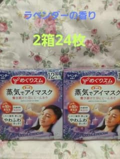 めぐりズム 蒸気でホットアイマスク ラベンダー24枚のサムネイル