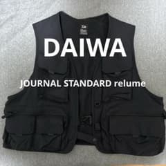 ダイワ フィッシングベスト ブラック ジャーナルスタンダード別注