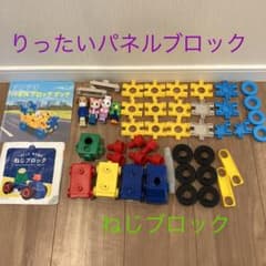 ベネッセ　りったいパネルブロック　& ねじブロックセットのサムネイル