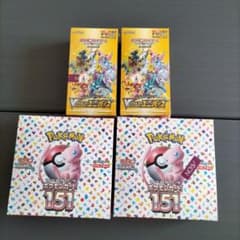 ポケモンカード151.ブイユニ、シュリンク付きのサムネイル