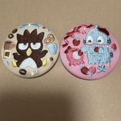 サンリオ刺繍缶バッジ2個セットのサムネイル