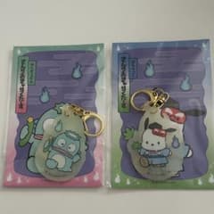 サンリオ どろろん夜光 アクリルキーホルダー はんぎょどん ポチャッコ セットのサムネイル