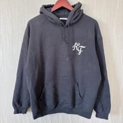 BAYFLOW【L相当】ベイフロー パーカー バックプリント ブラック 黒