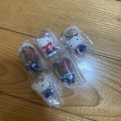 ハローキティ＆くまのぬいぐるみ キーホルダー 5点セット - 2