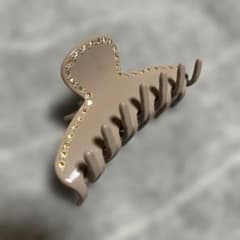 アレクサンドルドゥパリ　ヘアクリップ ピンクベージュのサムネイル