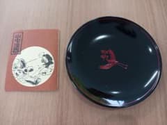 松喰鶴蒔絵　茶道具　銘々皿　10客　値下げのサムネイル