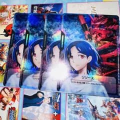 Vジャンプ ガンダムカードゲーム シュウジ＆赤いガンダム リソース 4枚