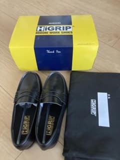 新品 MIDORI HiGRIP ローファー 黒 24.0のサムネイル