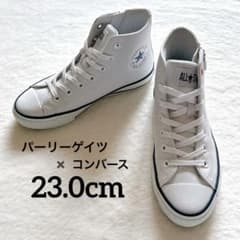 希少 パーリーゲイツ×コンバース コラボ ゴルフシューズ スニーカー 