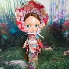 ブライス用 お着物セット 【花泉】のサムネイル