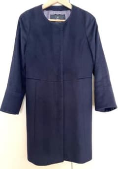 【みのん様専用】INED カシミアロングコートのサムネイル