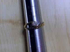 【お値下げ】プラチナ　K18  ダイヤモンド　0.21ct  リング　8号のサムネイル