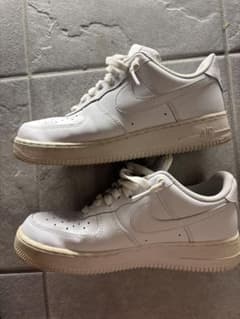 ナイキ エアフォース1 WHITE/WHITE 白 26.5cmのサムネイル