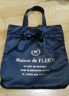 美品＊Maisom de FLEUR リボントート(黒)のサムネイル