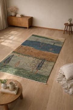 トルコ絨毯 手織りウール 155×71cm 保証書付 - メルカリ