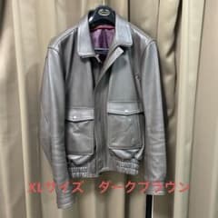 ペアスロープ　F88 フライトジャケット　レザージャケット　XL ペアスロープ F88 フライトジャケット レザージャケット XL - メルカリ